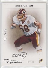 2011 Panini Prime Signatures 301/499 Russ Grimm #151 HOF 4g8