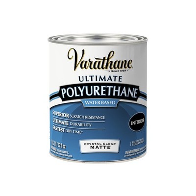 Water-Based Crystal-Clear Ultimate Polyurethane | Interior Wood Protection | ...
