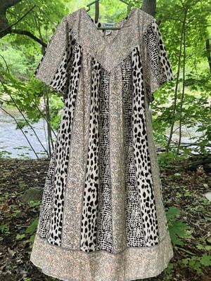 Expressions  Beach coverup 100% Cotton size L sundress  