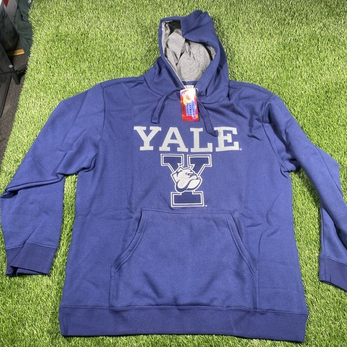 Yale Bulldogs Hoodie Mens XL NWT Box Seat Clothing NCAA Embroidered