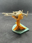 VINTAGE HE-MAN MOTU CASTLE GRAYSKULL LASER CANNON TURRENT WITH BASE PLATE
