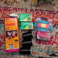 LOT of 6 200 Film Kodak Gold 3 , Fuji 2 , Rite Aid 1 35mm Color Film