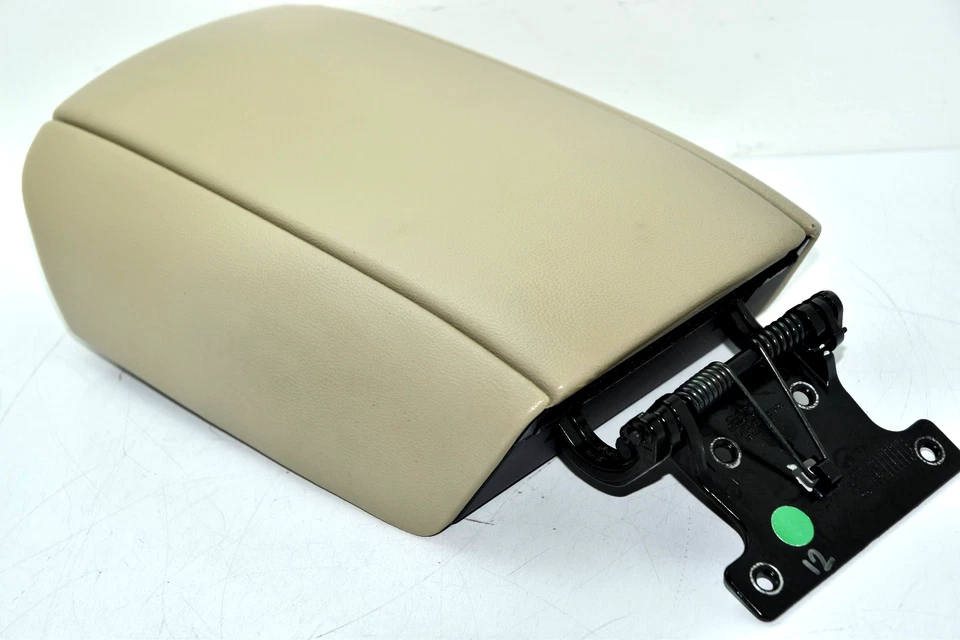 💎 Hyundai Azera 2007-2010 beige consola central cuero reposabrazos tapa conjunto OEM Foto 4 de 4