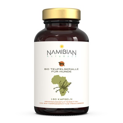 Bio Teufelskralle Kapseln für Hunde - 700 mg - 180 Stück, Fair Trade
