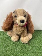 Disney Lady and the Tramp Plush Stuffed Animal Lovey Dog 7 Inches Tall Walt