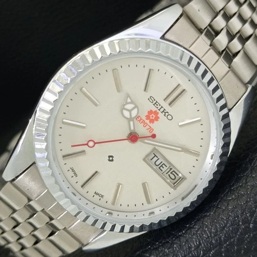 VINTAGE REFURBISHED SEIKO EXPO 70 AUTOMATIC 6309A JAPAN MENS WATCH a441936-1