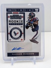 2019 Panini Contenders - Rookie Ticket Variation Karan Higdon #271 (AU, RC)