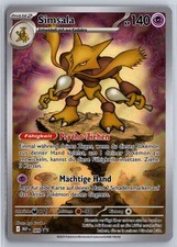 Pokemon / Pokémon Simsala (Alakazam) Holo Deutsch MEP 009 Promo NM Near Mint