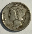 1937 S Mercury Silver Dime Extra Fine XF Details