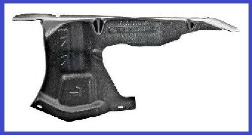 Protection sous moteur avant gauche pour Fiat 500 et Panda - Pièce ABS noire OEM 51780189
