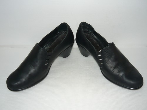 DANSKO Black Leather Casual Work Clogs Shoes Women's Size 41/ 10.5-11 - Picture 3 of 6