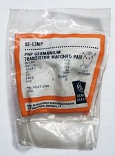 GE-13MP PNP GERMANIUM TRANSISTOR MATCHED PAIR NOS GE13MP