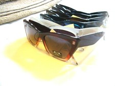 Women's Sunglasses Ladies Cat Eye Sunglasses Vintage Retro Flat Bottom E11037