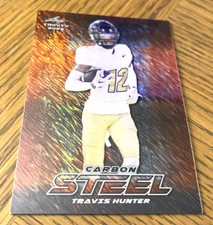 2023 Leaf Trinity Mega Box Travis Hunter STEEL Shimmer Orange # /6 RC SP JAGUARS