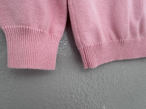 Girl's Crewcuts (J. Crew) Pink Cardigan Pearl Type Buttons Cotton XS(4-5 Years) - Picture 5 of 5