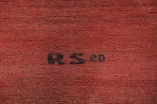 Contemporary Gabbeh Pink Solid Design Wool Rug Perfect for Any Space 7x10 - Picture 10 of 18