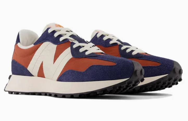 Sz 4 - New Balance 327 'Indigo Brown' MS327CV - Image 3 of 4