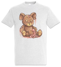 Pixel Zombie Teddy T-Shirt Zombies Geek Nerd Bear Retro Arcade 6 18 Bit