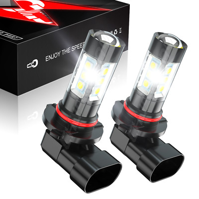 2x 9145 9140 LED Fog Light Bulbs For Chrysler Concorde 1998 1999 2000 2001-2004