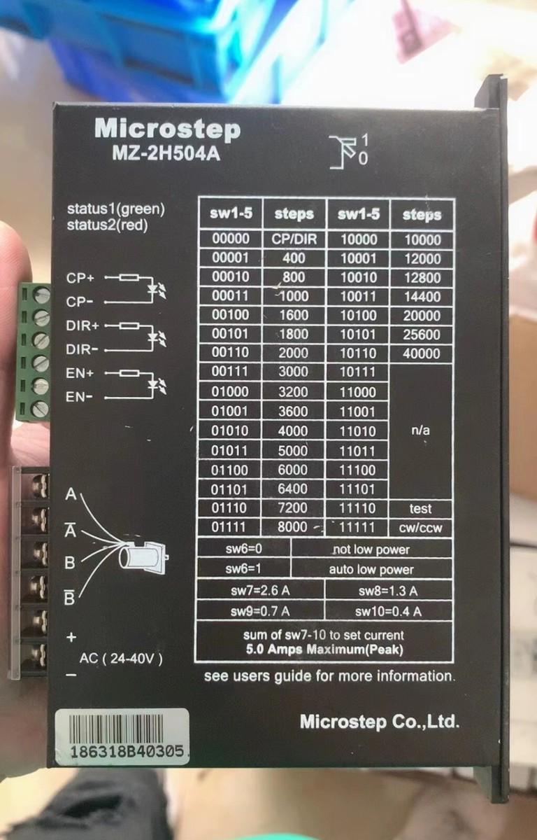 1pc USED MZ-2H504A stepper motor driver TESTED #VOE1 CH | eBay