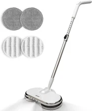 Cordless Electric Mop for Floor Cleaning, AlfaBot WS-24 Electric Spin Mop, Elect
