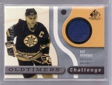 2005-06 RAY BOURQUE SP GAME USED OLDTIMERS CHALLENGE GU CARD BRUINS