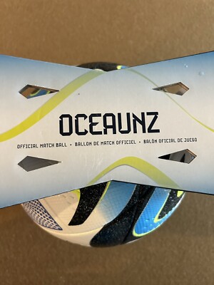 WOMENS ADIDAS AUTHENTIC FIFA WORLD CUP OCEAUNZ PRO SOCCER BALL