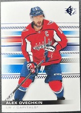 2019-20 Upper Deck Hockey SP Blue Foil Parallel #100 Alex Ovechkin Capitals