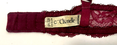 Chantelle - 2805 Evidence Bra - Burgundy Wine - Size C | eBay