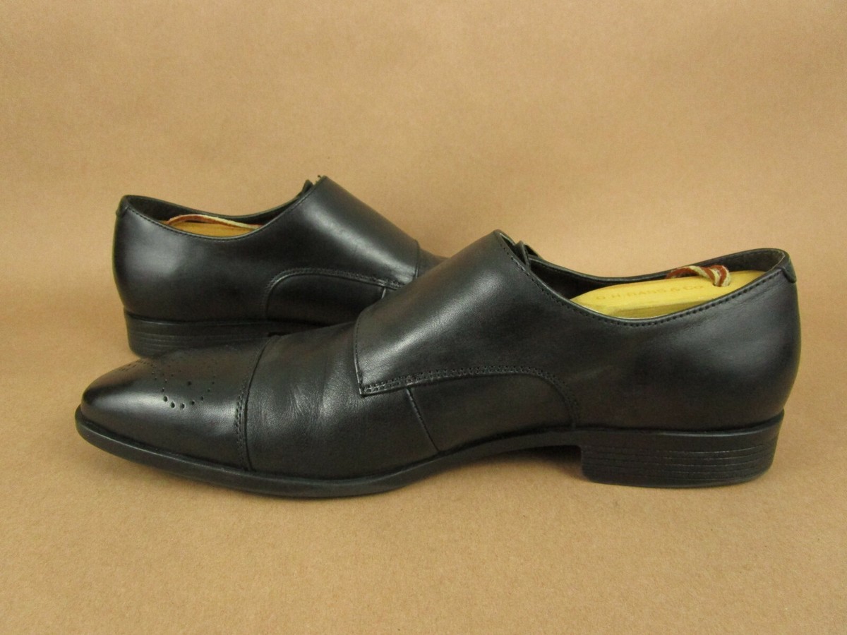 Saks Fifth Avenue Connery Dress Shoes Leather, Buckle Monk  display picture 2
