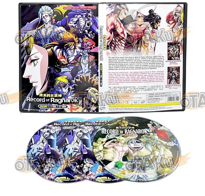 RECORD OF RAGNAROK (SEASON 1+2) - ANIME TV SERIES DVD BOX SET (1-27 EPS) ENG DUB