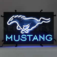 Neonetics 5SMLMJ Ford Mustang OLP Junior Licensed Neon Light Neon Sign 17" X 11"