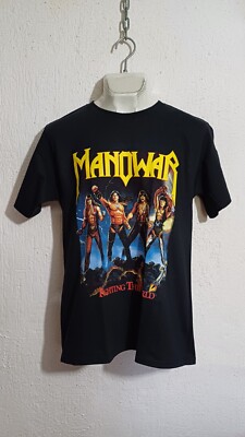 Heavy metal band T shirt motorhead judas priest iron maiden saxon accept