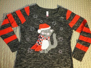 crazy cat lady christmas sweater