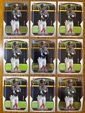 Christian Cerda D-Backs Prospect, Bowman 1st Chrome and base