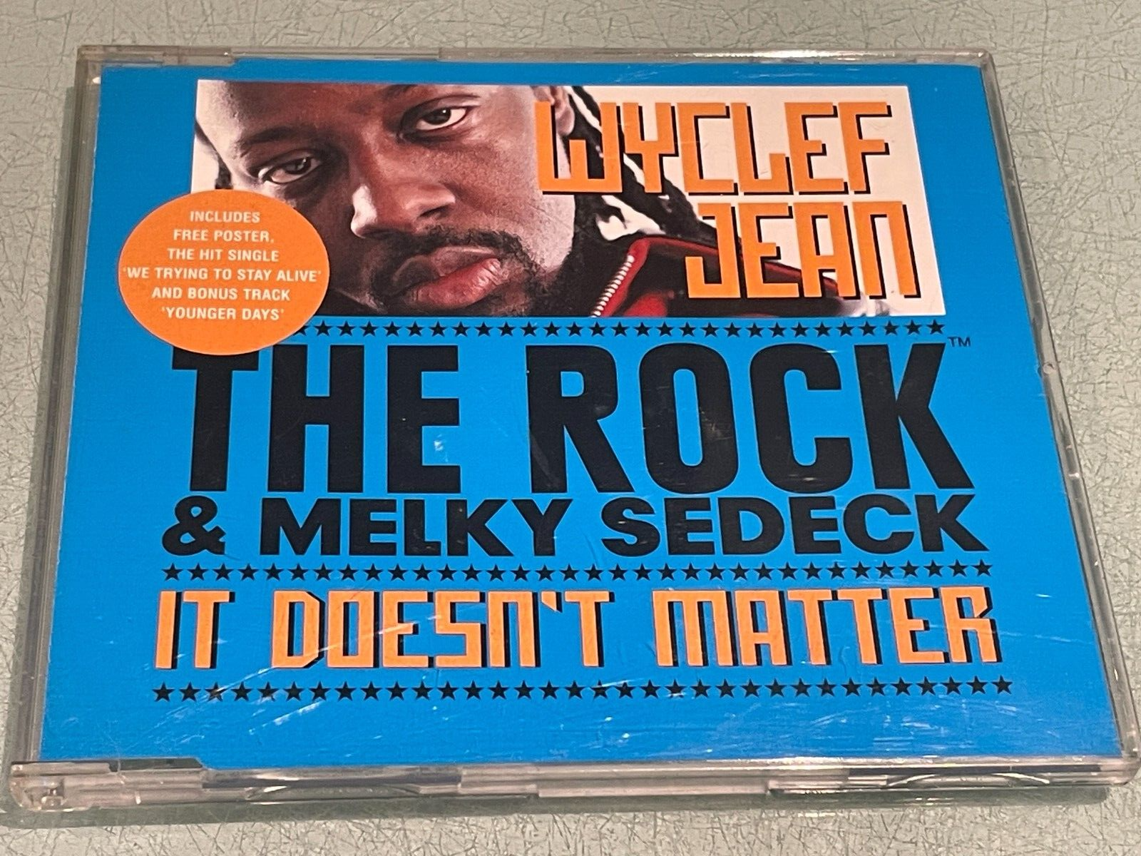 Wyclef Jean, The Rock & Melky Sedeck - It Doesn't matter - 3 Track CD Single