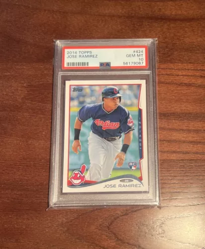 2014 TOPPS #424 JOSE RAMIREZ RC INDIANS 🔥PSA 10 🔥 