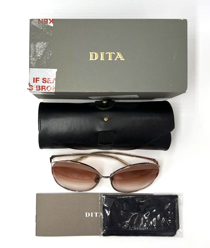 Authentic DITA Sasu DTS516-64-02 Rose Gold w/Pink Lens 