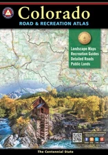 Colorado Road & Recreation Atlas, Benchmark Maps, 2022, 8th ed. DISCOUNTED !!