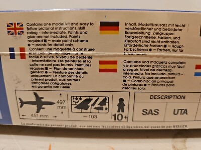 Heller 315 - Maquette Avion Douglas DC-6B Super Cloudmaster - échelle 1/72 - Occasion