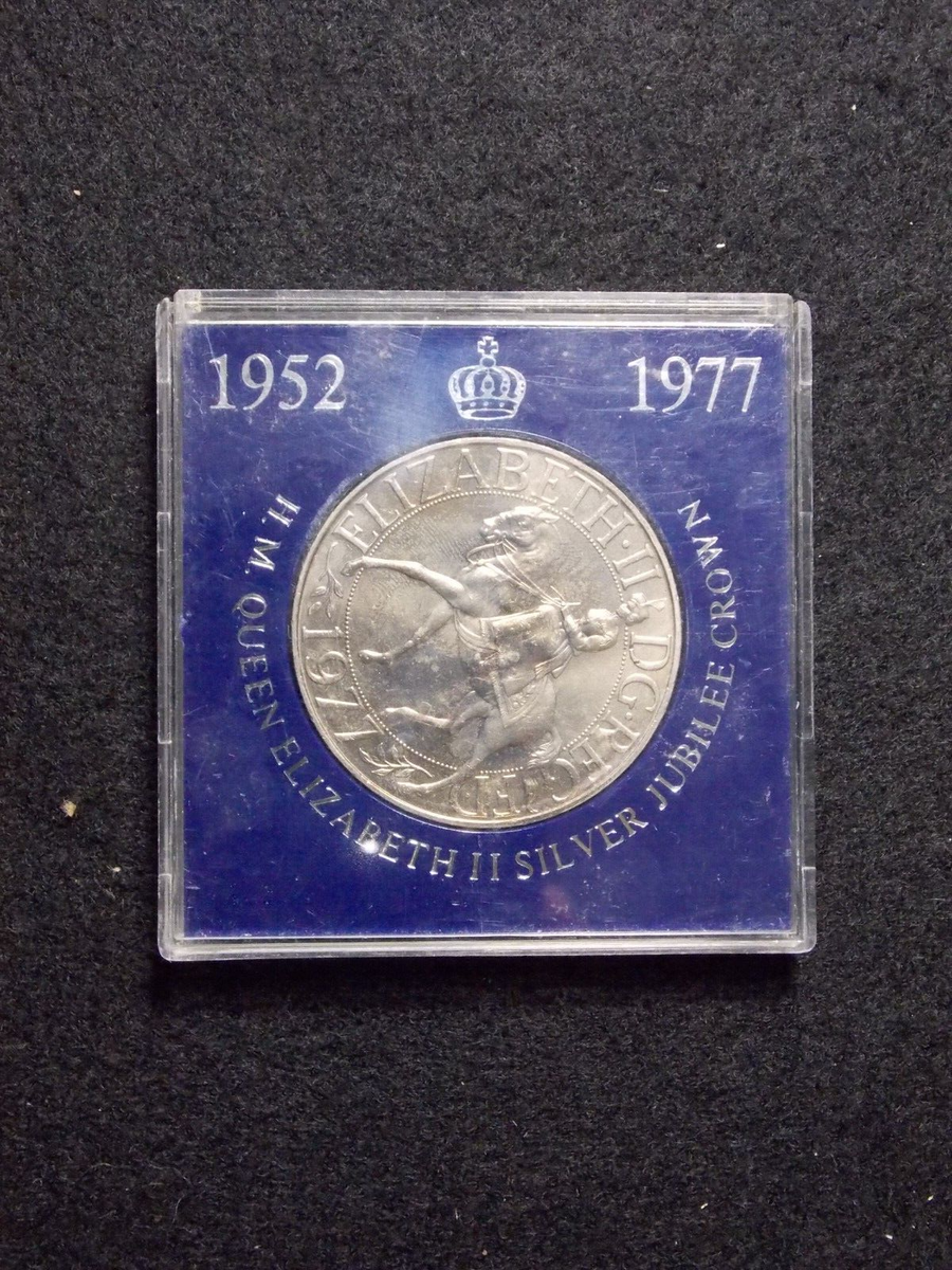 1977 Queen Elizabeth II Silver Jubilee Commemorative Crown TSB