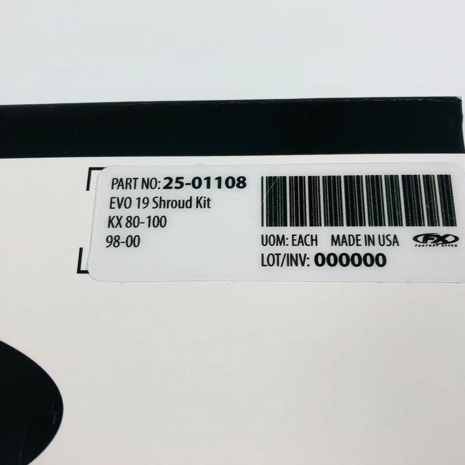 Fábrica Effex EVO 19 Gráficos Kawasaki KX 80 100 KX80 KX100 98 99 00 Cubierta Tanque Foto 2 de 3