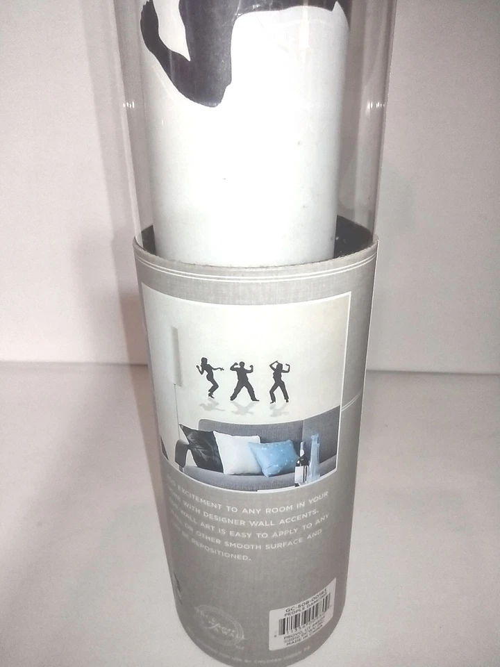 Wall Accents Adhesive Art Foil Designer 2010 People Dancing with Shadows Small - Image 4 of 4