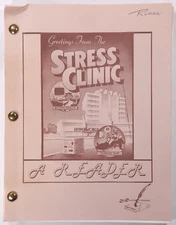 Greetings From The Stress Clinic a Reader AAFES Training Manual Guided 1980s