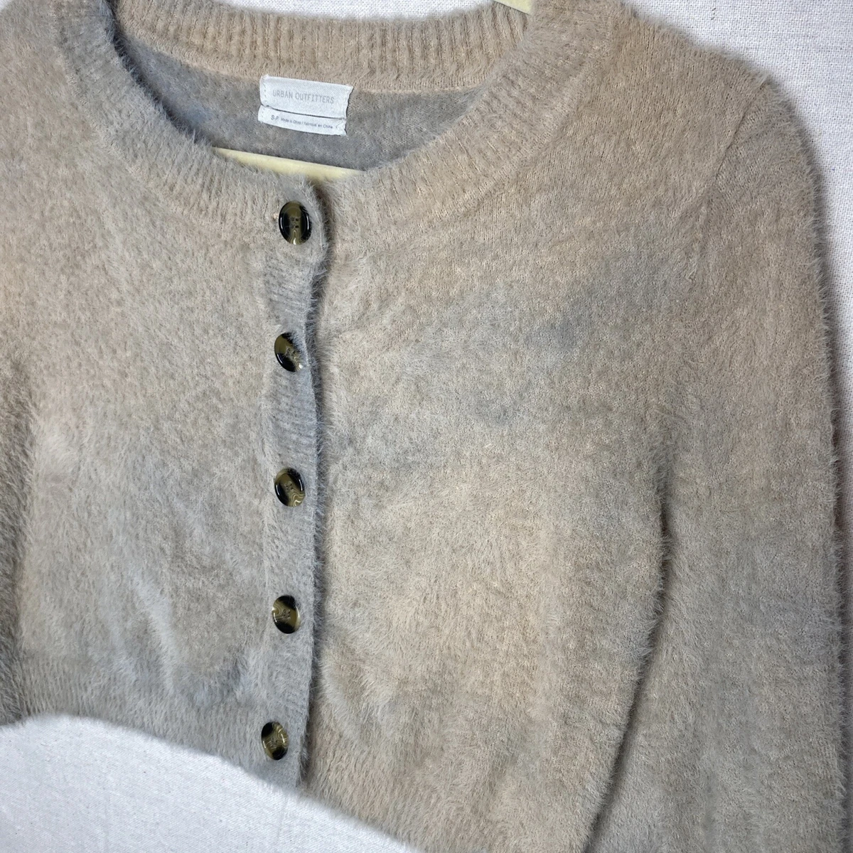 Urban Outfitters Women s Sweater Size S Blue Multi Colored Fuzzy
