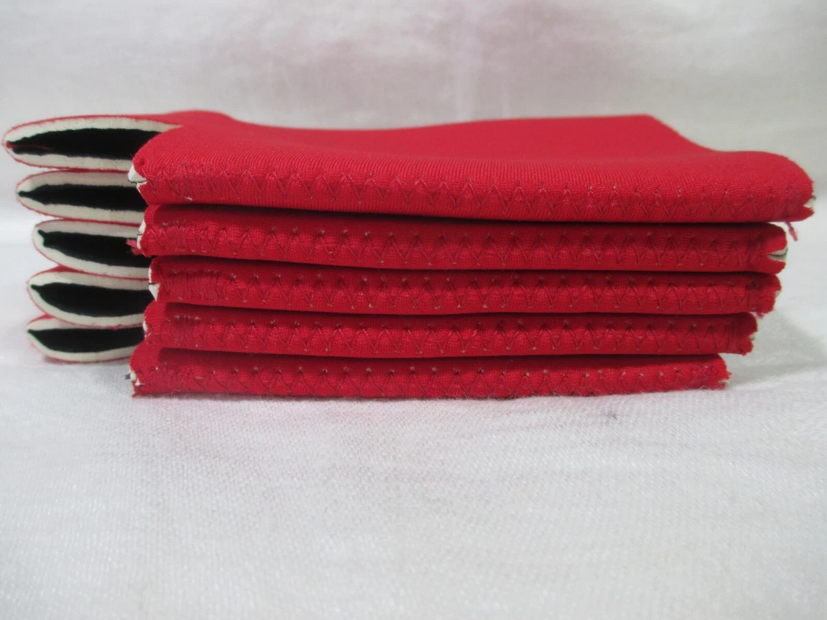 12 Blank Red Neoprene 12oz. Collapsible Can Koozie eBay