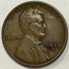 1929-D Lincoln Wheat Cent Extremely Fine XF Coin #18390
