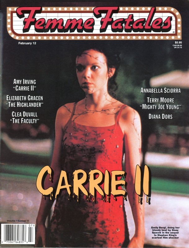 FEMME FATALES Magazine -- Vol. 7 #11 Feb 1999 -AMY IRIVING; DIANA DORS