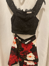 sequin formal Event 2 Piece Skirt and Top - SIZE 3