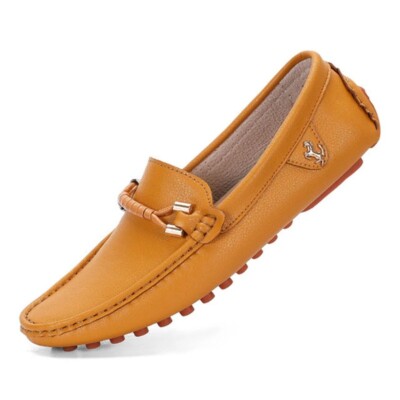 Genuine Leather Men's Loafers Shoes Handmade Moccasins Driving Casual Sneakers